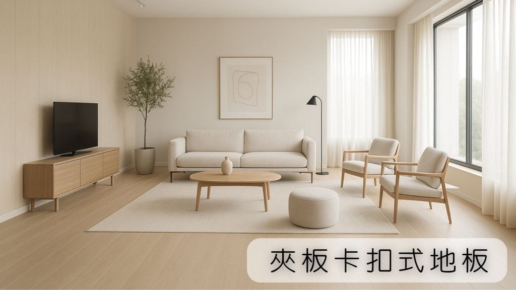 夾板卡扣式地板