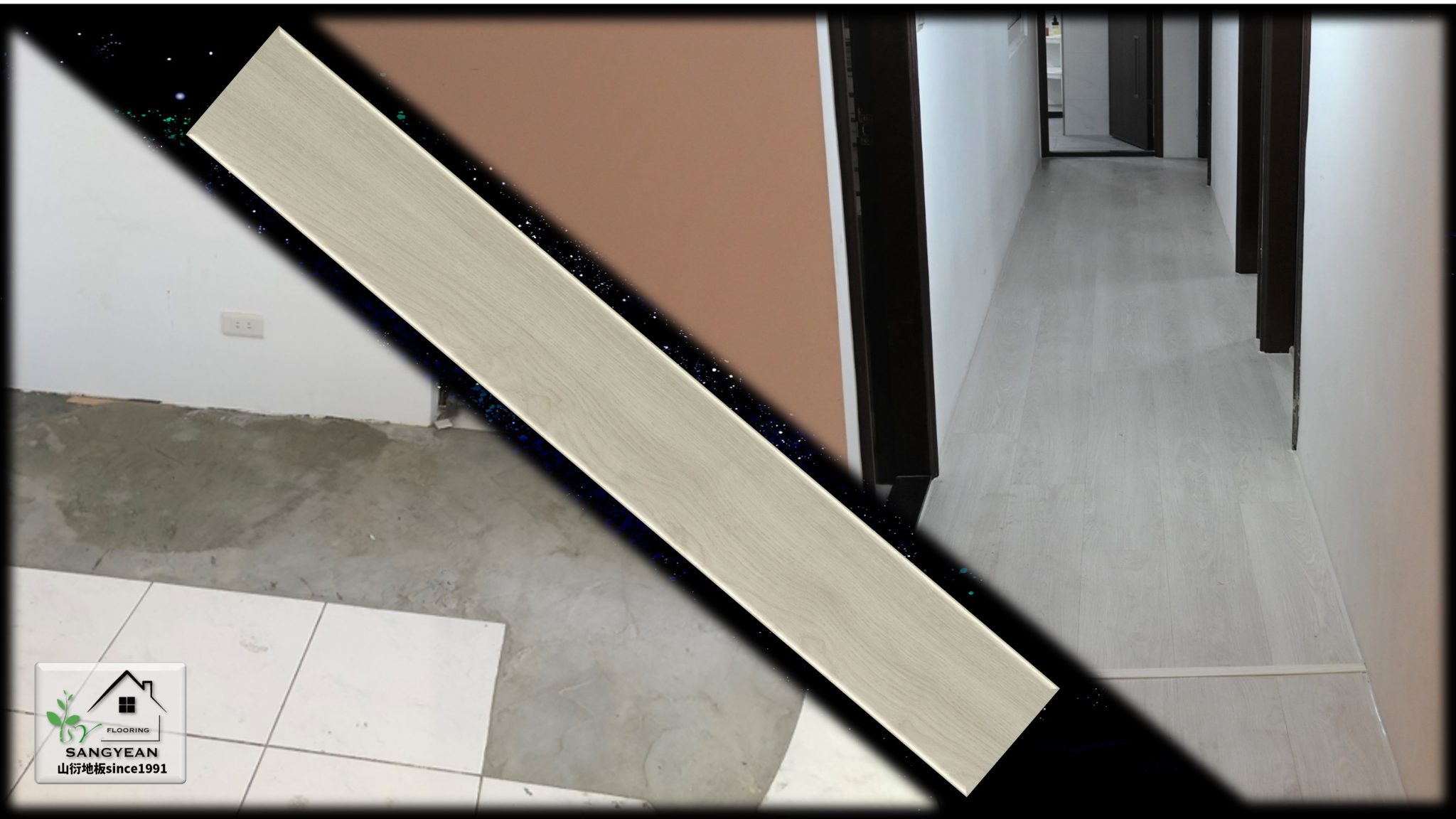 地板壞了要怎麼辦?其原因可能是:地不平?工法錯誤?材料瑕疵?Robina 羅賓超耐磨木地板施工實績 威廉橡木 laminate wood  flooring O139RC