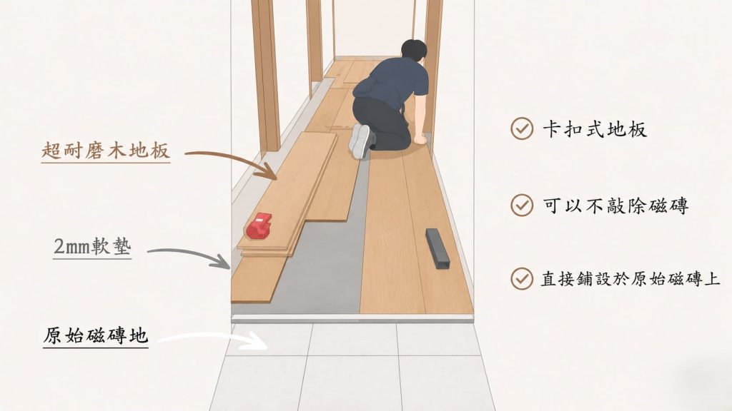 鋪地板