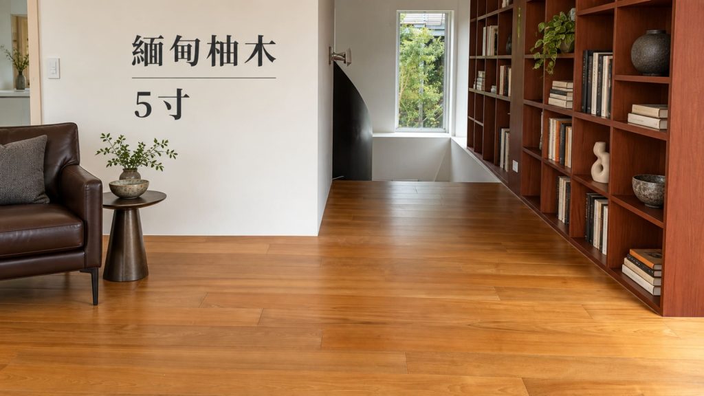 緬甸柚木實木地板