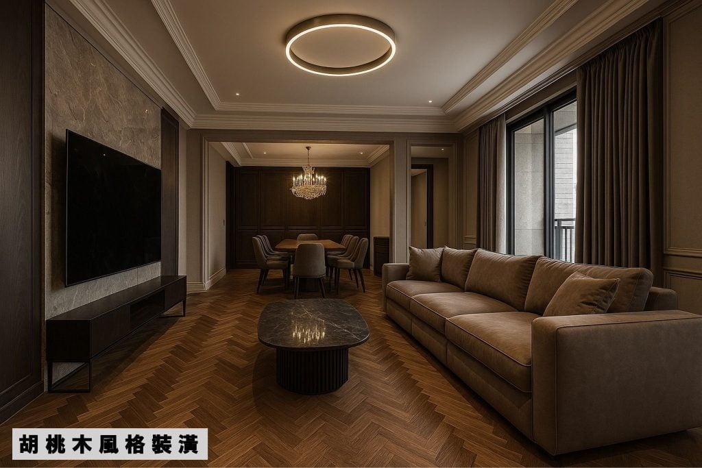 胡桃木地板配色指南